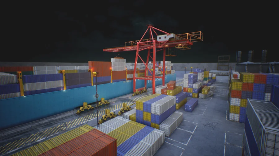 Harbor OOD simulation environment
