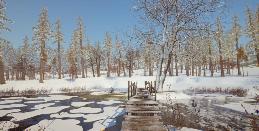 Snowfield OOD simulation environment