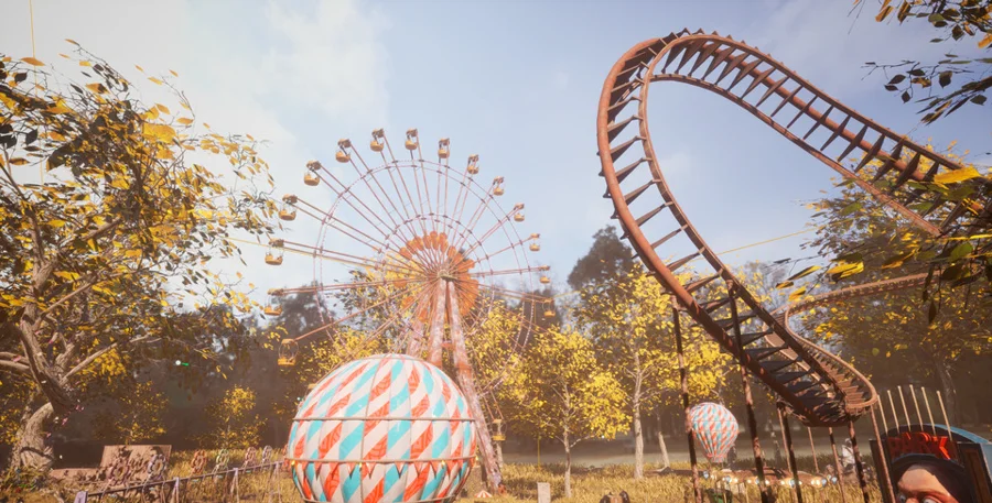 Amusement park OOD simulation environment